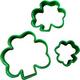 Shamrock Cookie Cutters 3ct