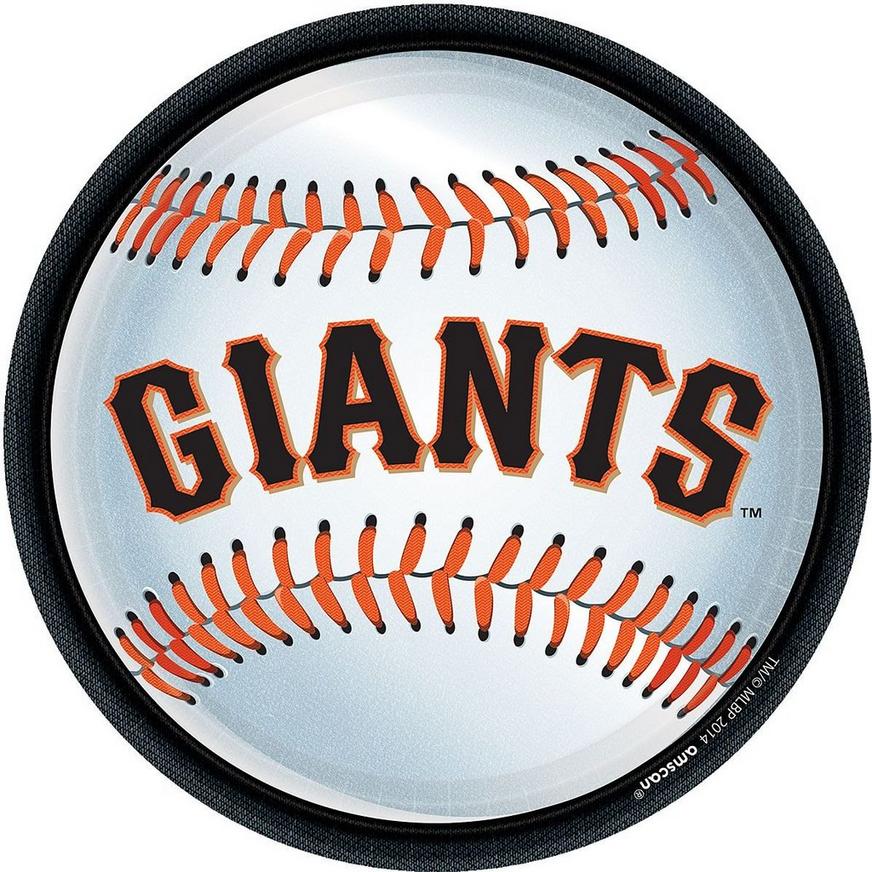 San Francisco Giants Lunch Plates 18ct