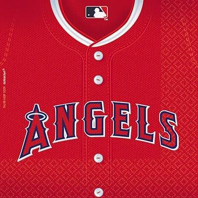 Los Angeles Angels Lunch Napkins 36ct Party City