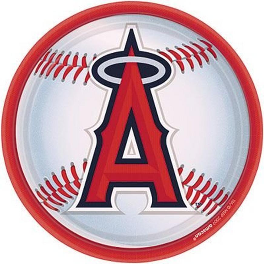 Los Angeles Angels Lunch Plates 18ct