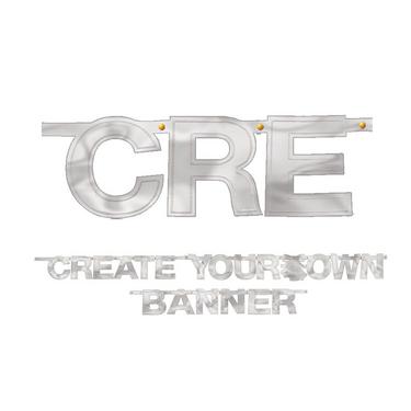 Silver Foil Create-Your-Own Letter Banner