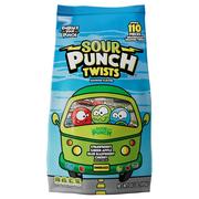 Sour Punch Twists, 110ct - Blue Raspberry, Cherry, Green Apple & Strawberry