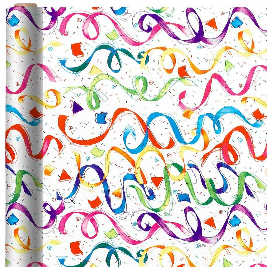 Streamers Bulk Ream Roll Birthday Party Gift Wrap Wrapping Paper 