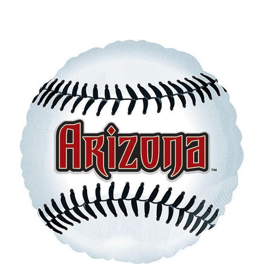 Arizona Diamondbacks Baseball Balloon 18in