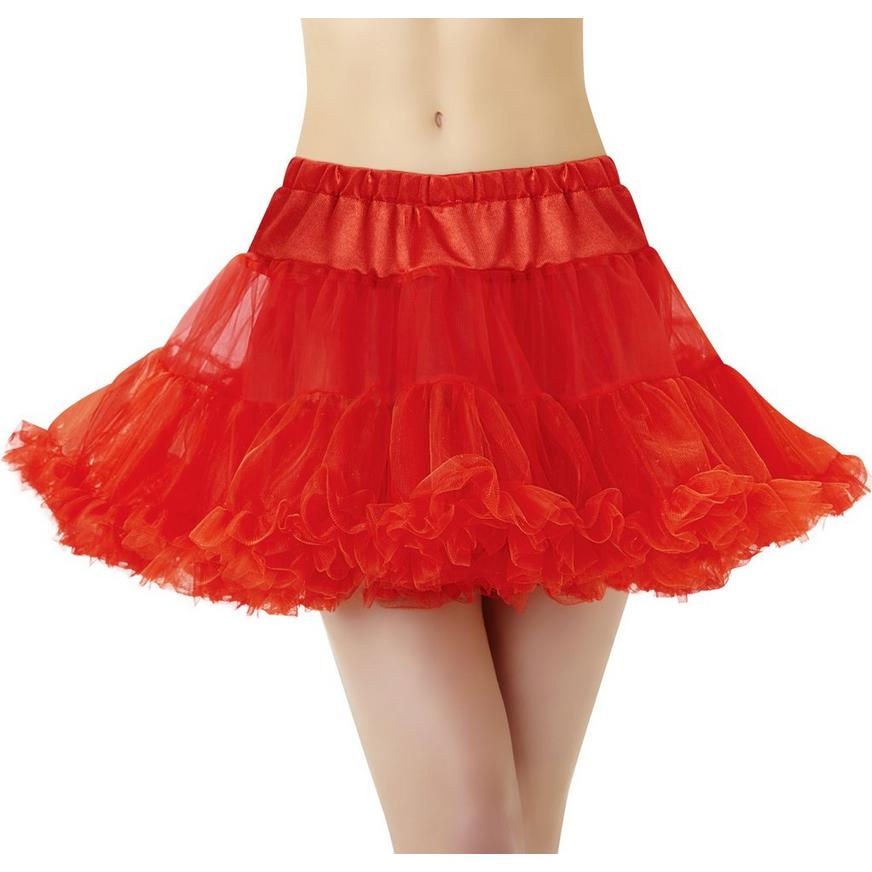 Adult Red Tulle Petticoat