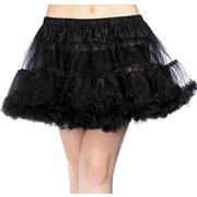Adult Black Crinoline Petticoat Plus Size