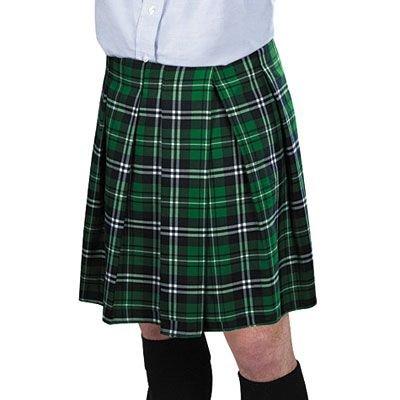 Adult Green Plaid Kilt