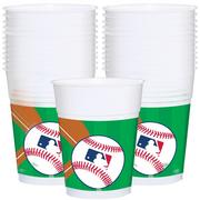 MLB Baseball Plastic Cups, 16oz, 25ct