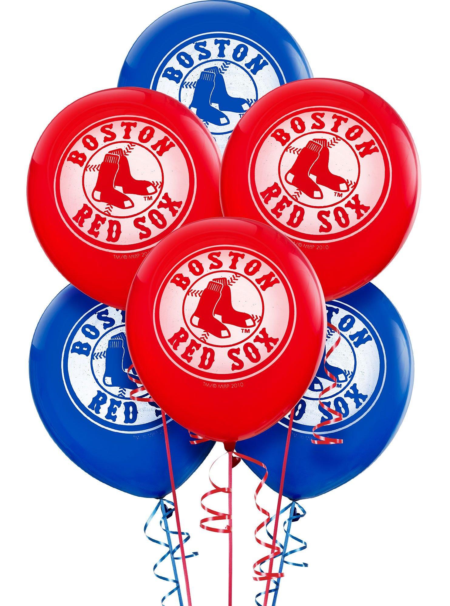 Boston Red Sox Baseball 5 Piece Balloon Bouquet 