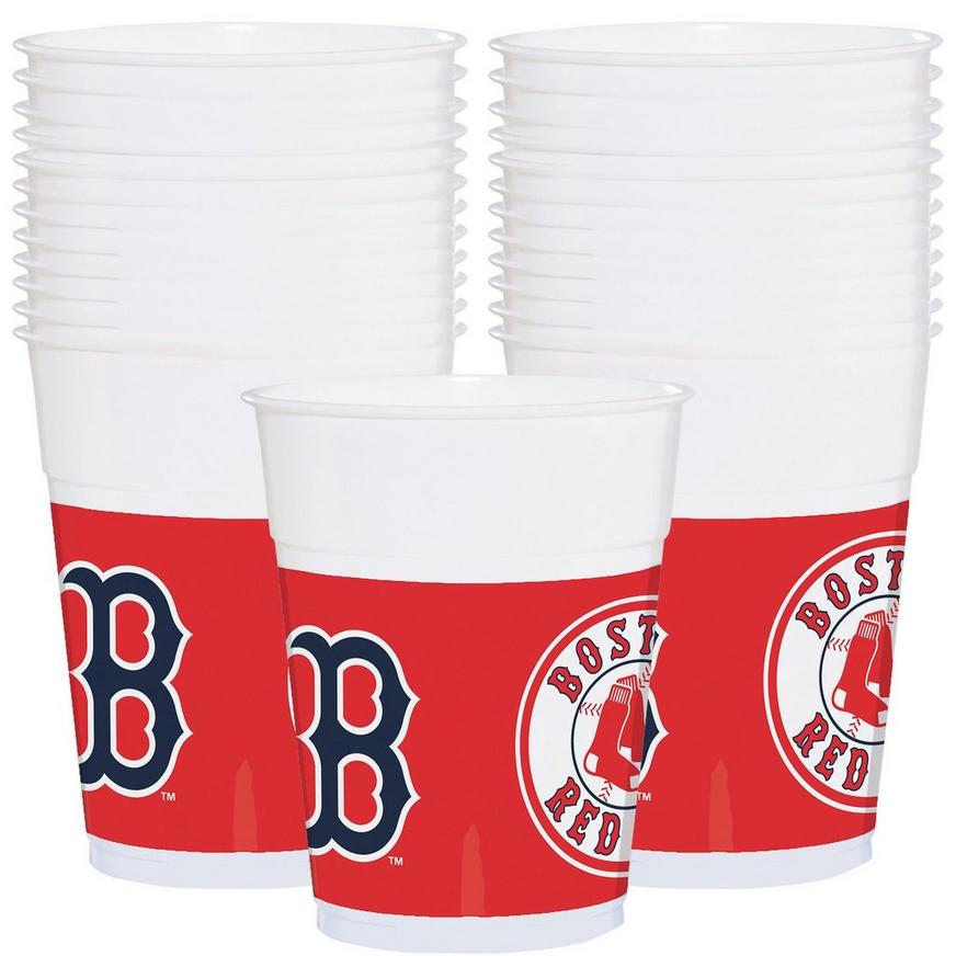 Boston Red Sox Plastic Cups 25ct