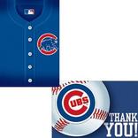 Chicago Cubs Invitations & Thank You Notes for 8