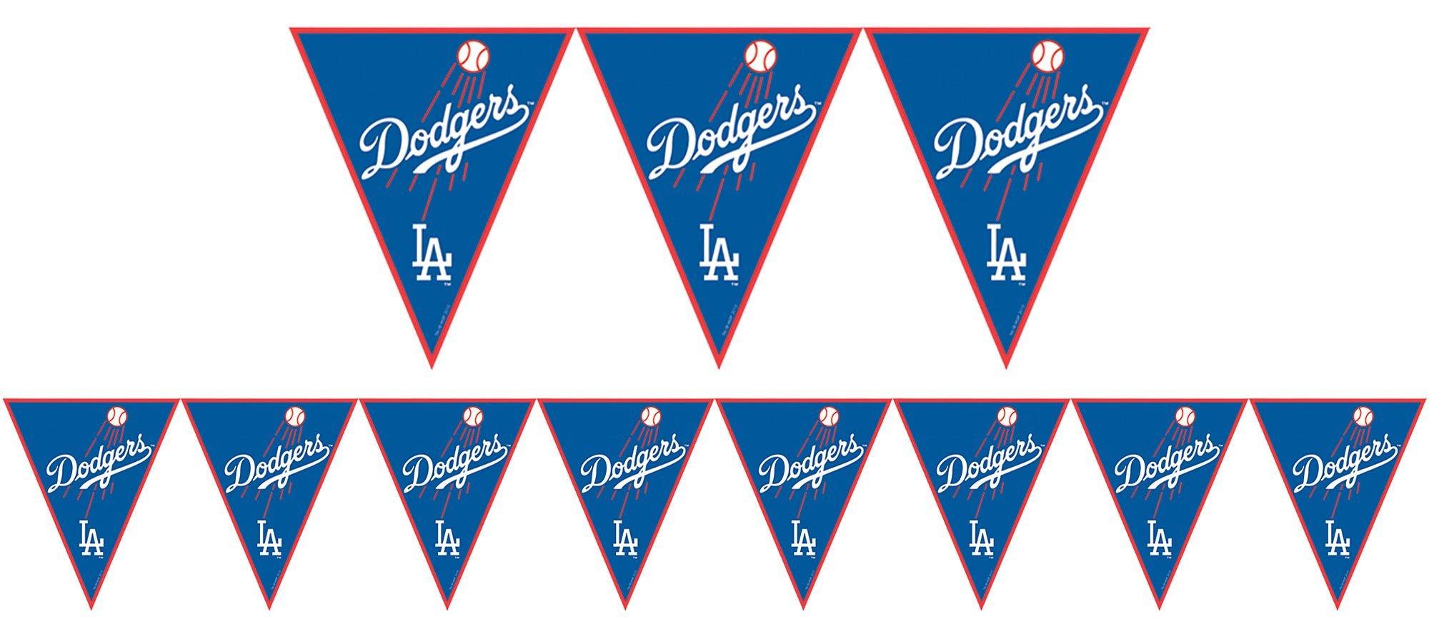 Los Angeles Dodgers Major League Baseball Pennant Banner