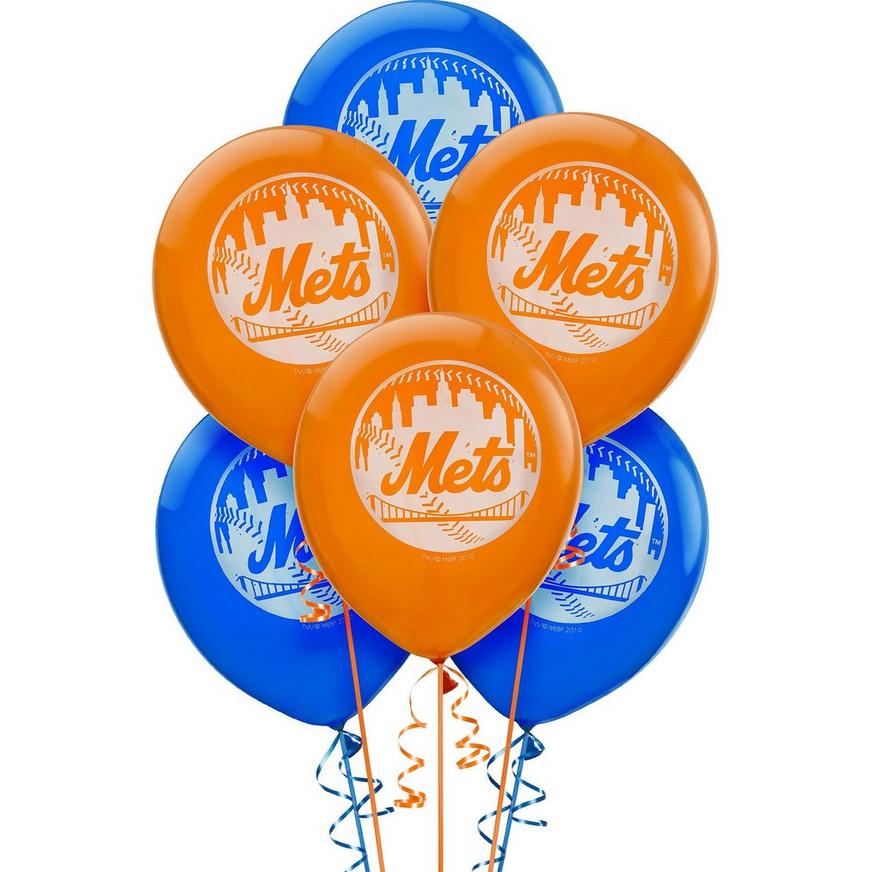6ct, New York Mets Balloons