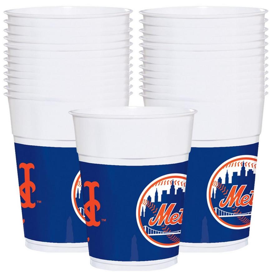 New York Mets Plastic Cups 25ct