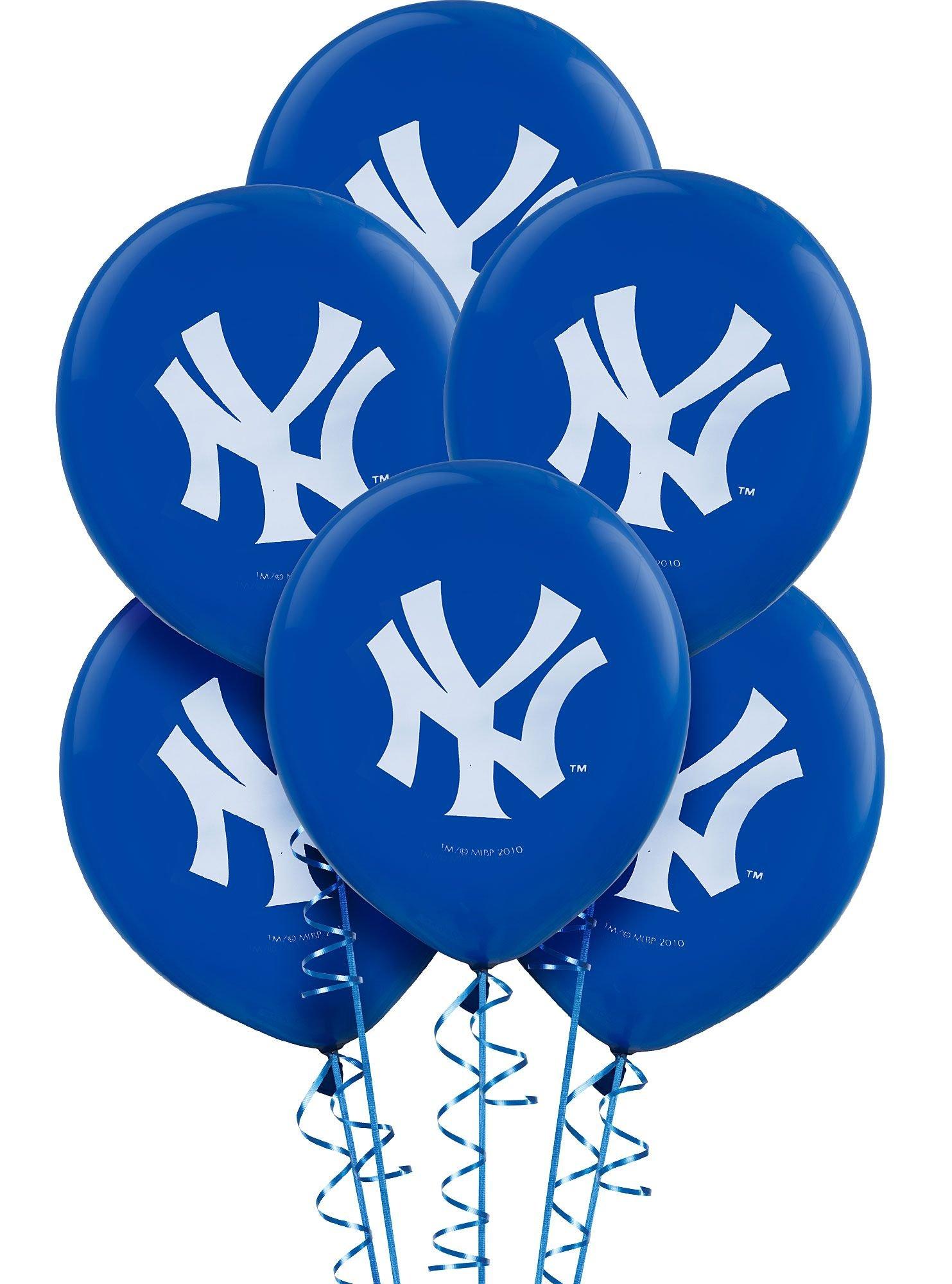 6ct, New York Yankees Balloons