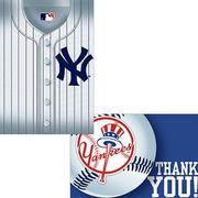 New York Yankees Invitations & Thank You Notes for 8