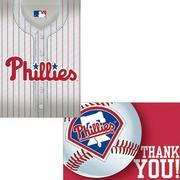 Philadelphia Phillies Invitations & Thank You Notes for 8
