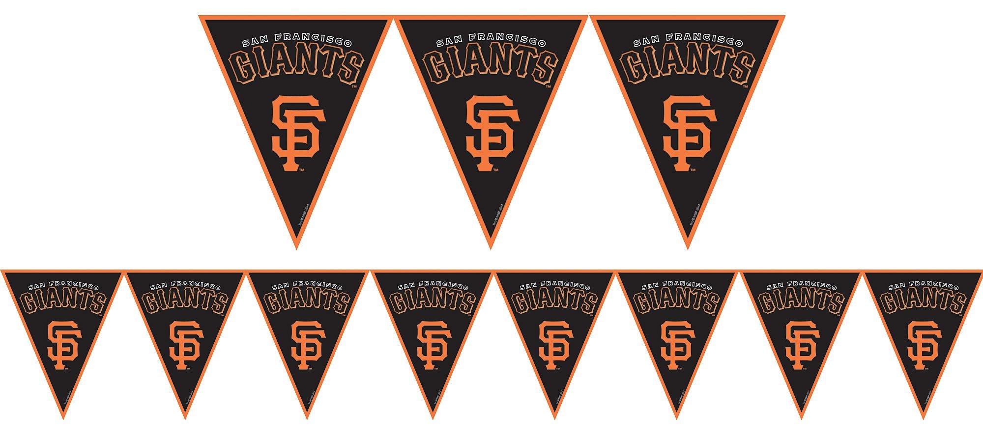 SF Giants Clubhouse 5" X 10" Wooden- MLB Sign With Rope