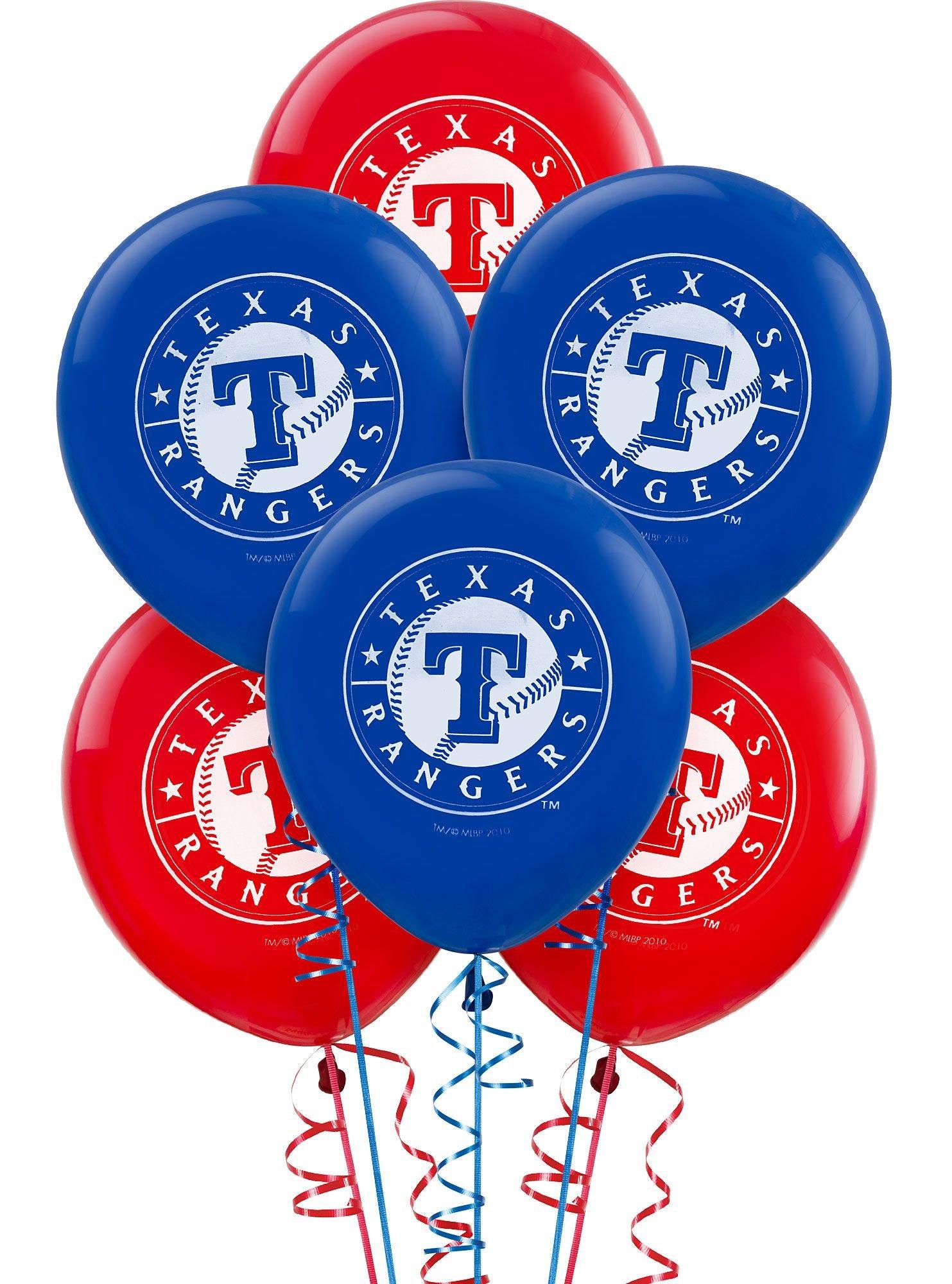 6ct, Texas Rangers Balloons