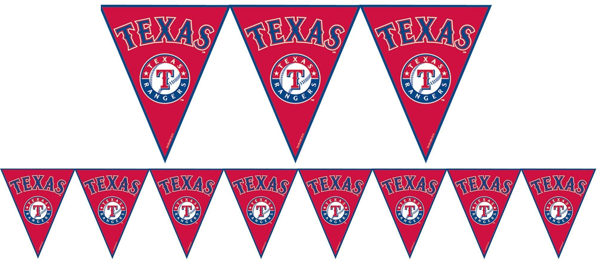 Texas Rangers Pennant Banner