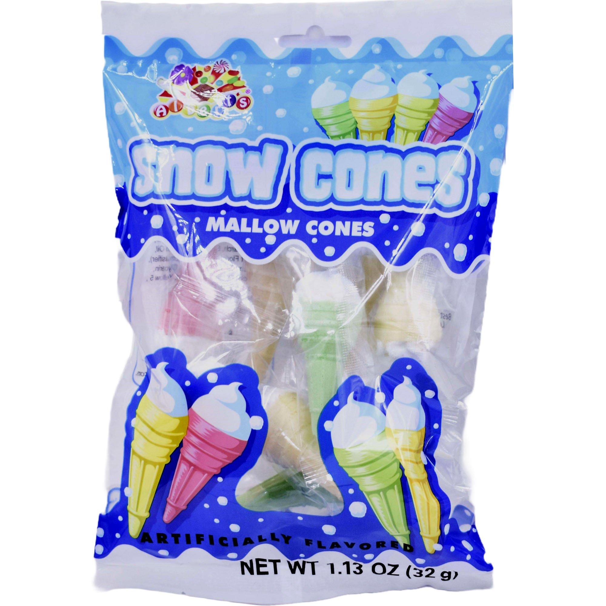 Marshmallow Snow Cones, 1.13oz, 8pc Party City