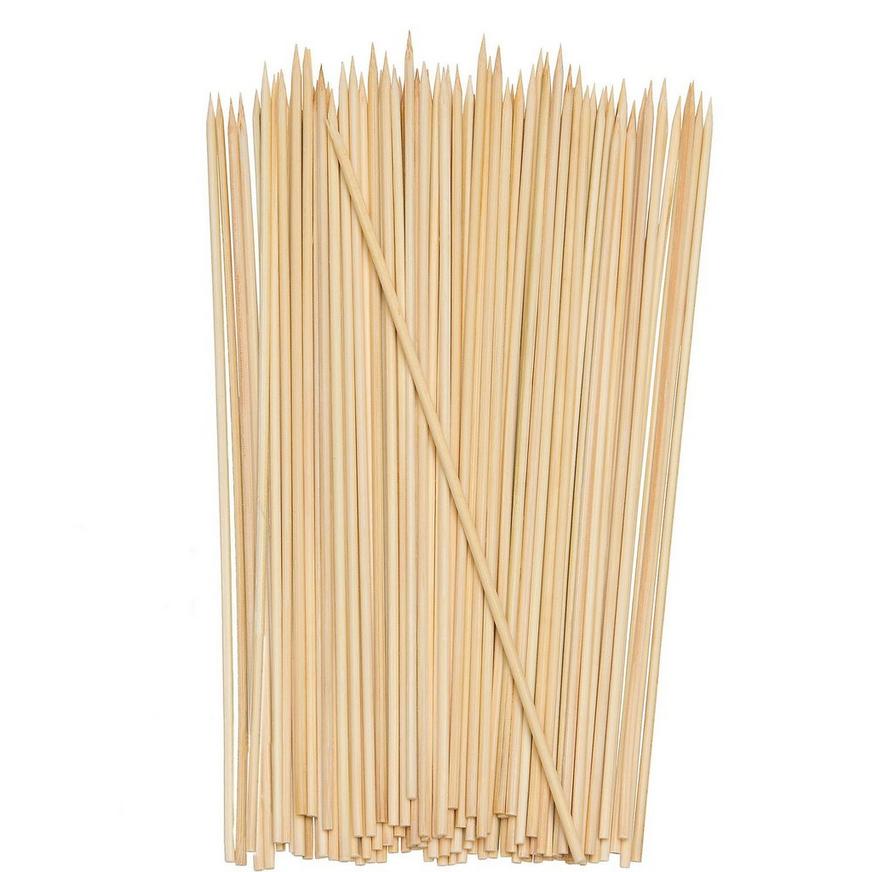 100 USA SELLER  BAMBOO SKEWERS 6" FREE SHIPPING US ONLY 