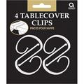 Clear Table Cover Clips 4ct