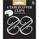 Clear Table Cover Clips 4ct