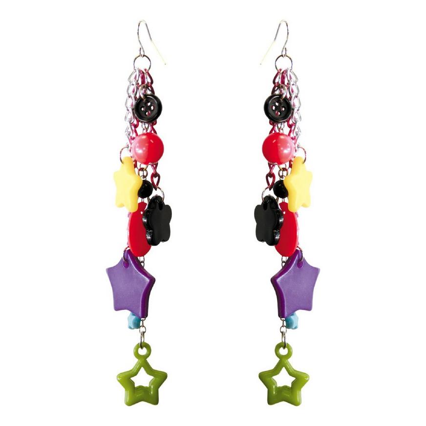 Multi Color Dangle Earrings