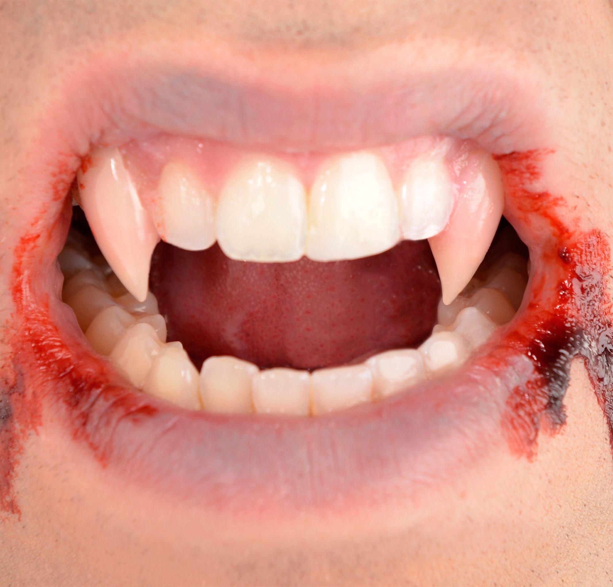 Kids Halloween Dracula Vampire Teeth