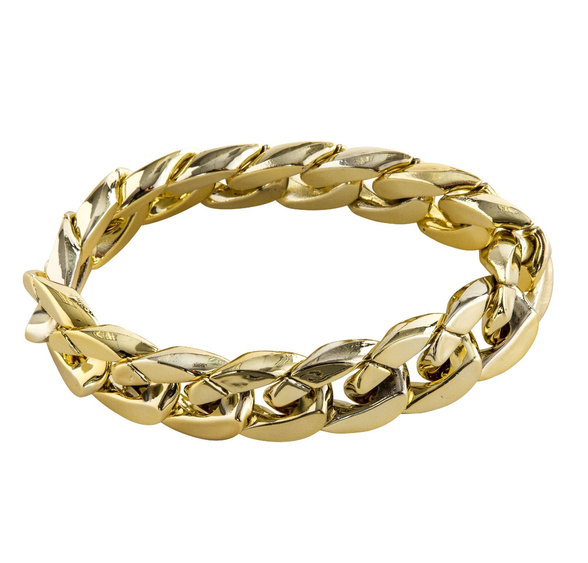 Hip Hop Big Links Gold Bracelet