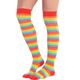 Rainbow Striped Knee High Socks