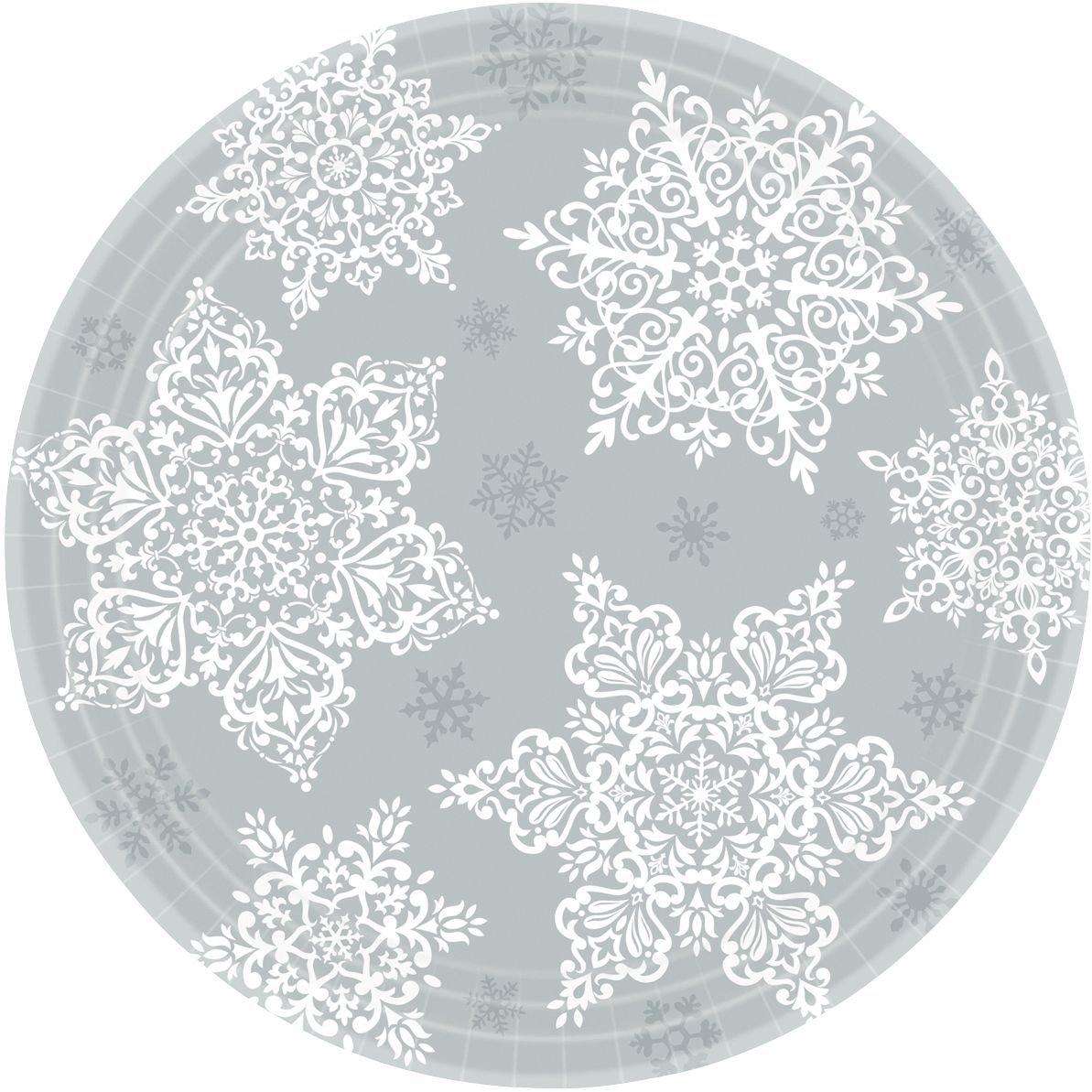 Glitter Foam Snowflakes 3ct