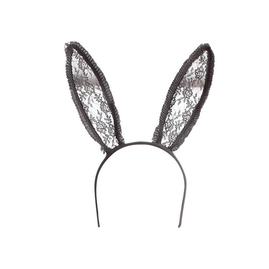 Black Lace Bunny Ears