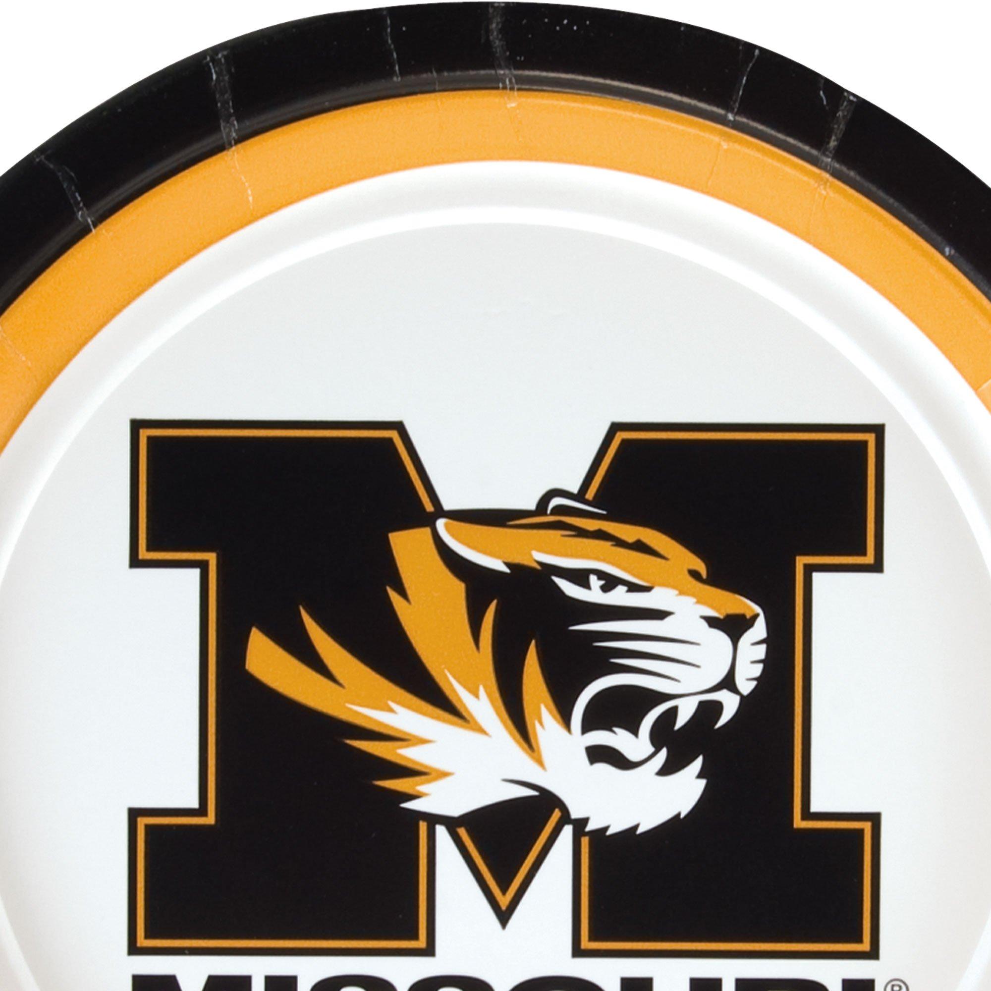 Missouri Tigers Dessert Plates 12ct