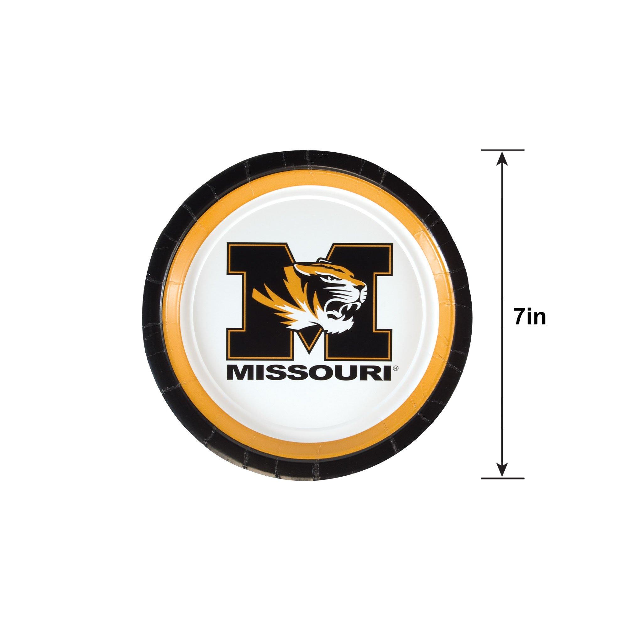 Missouri Tigers Dessert Plates 12ct