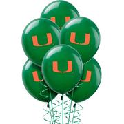 Miami Hurricanes Balloons 10ct
