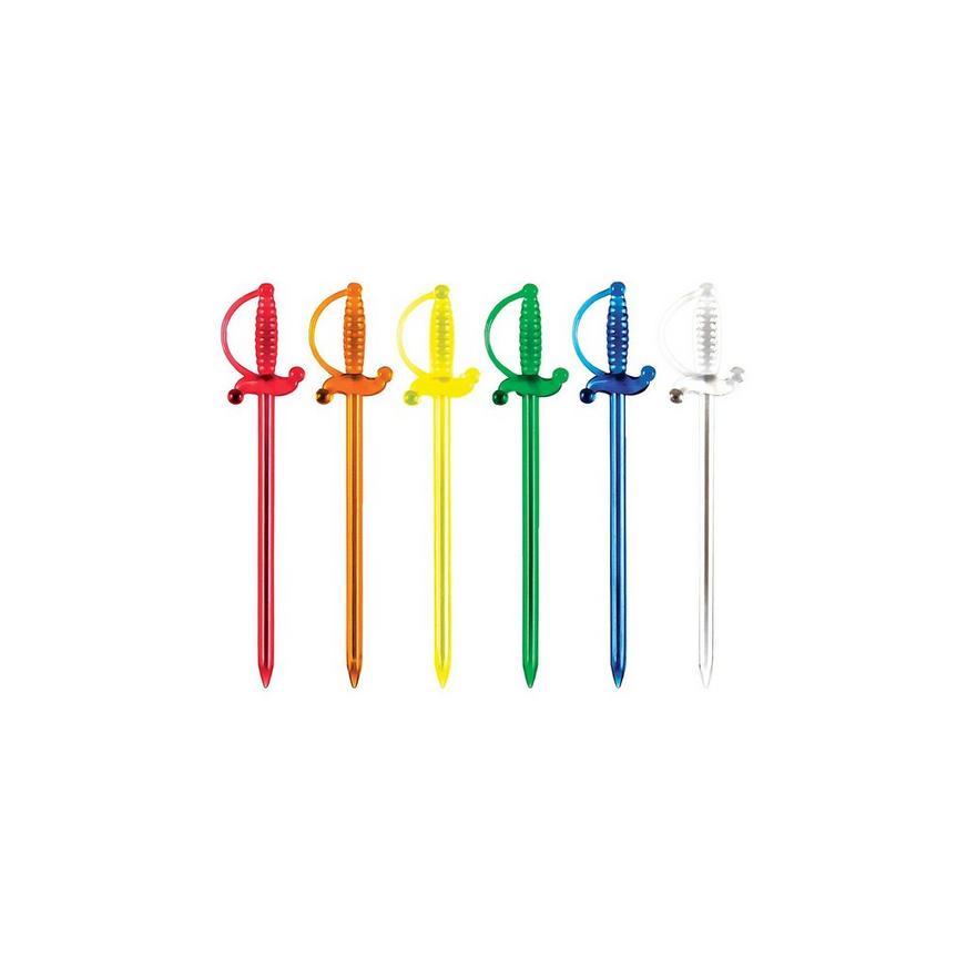 Rainbow Sword Picks 50ct