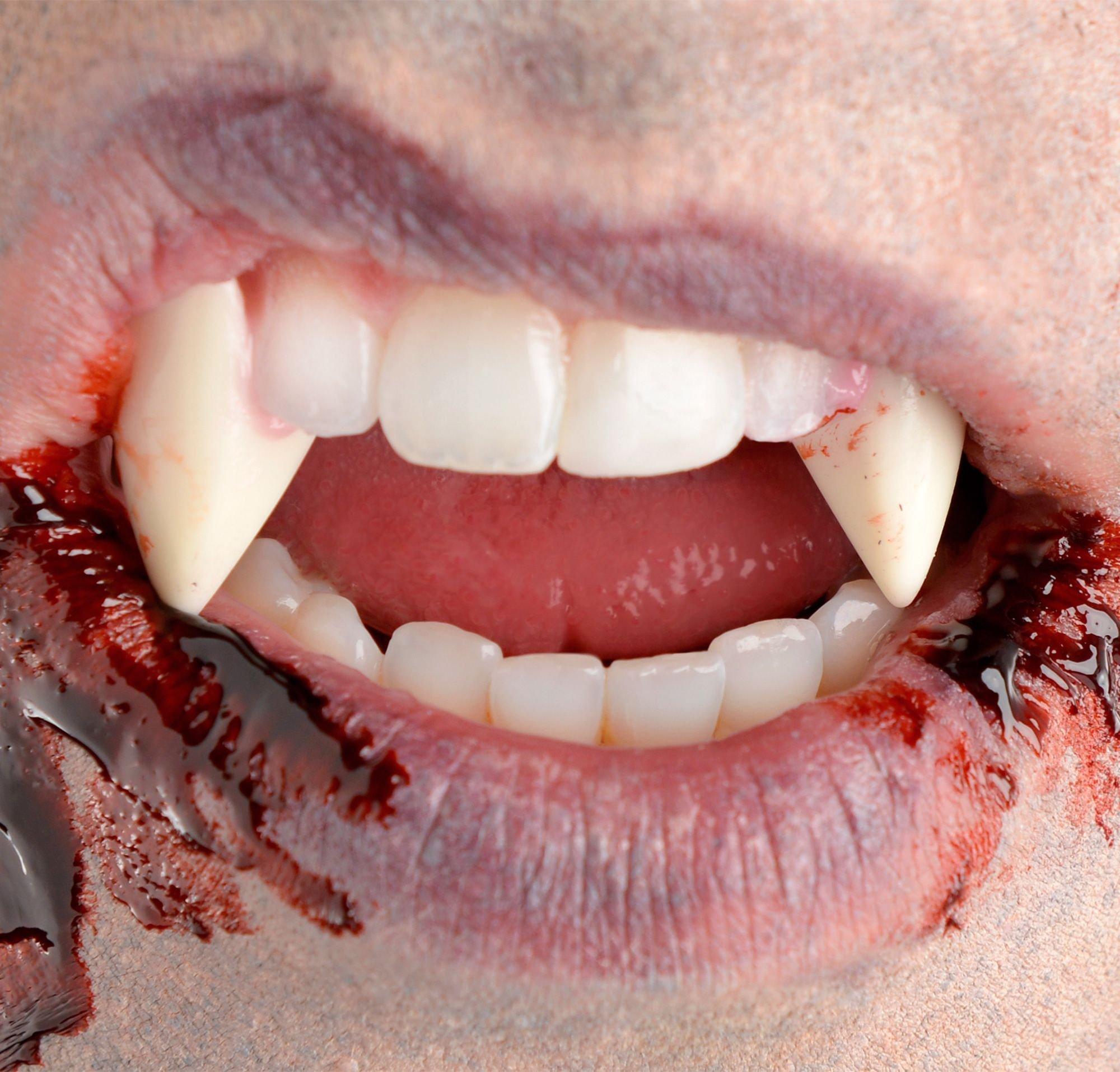 Where To Find The Most Realistic Vampire Teeth For Halloween