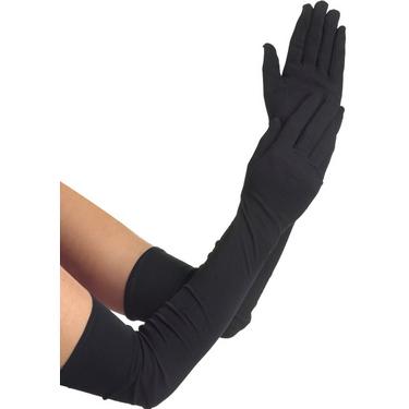 Extra Long Black Gloves