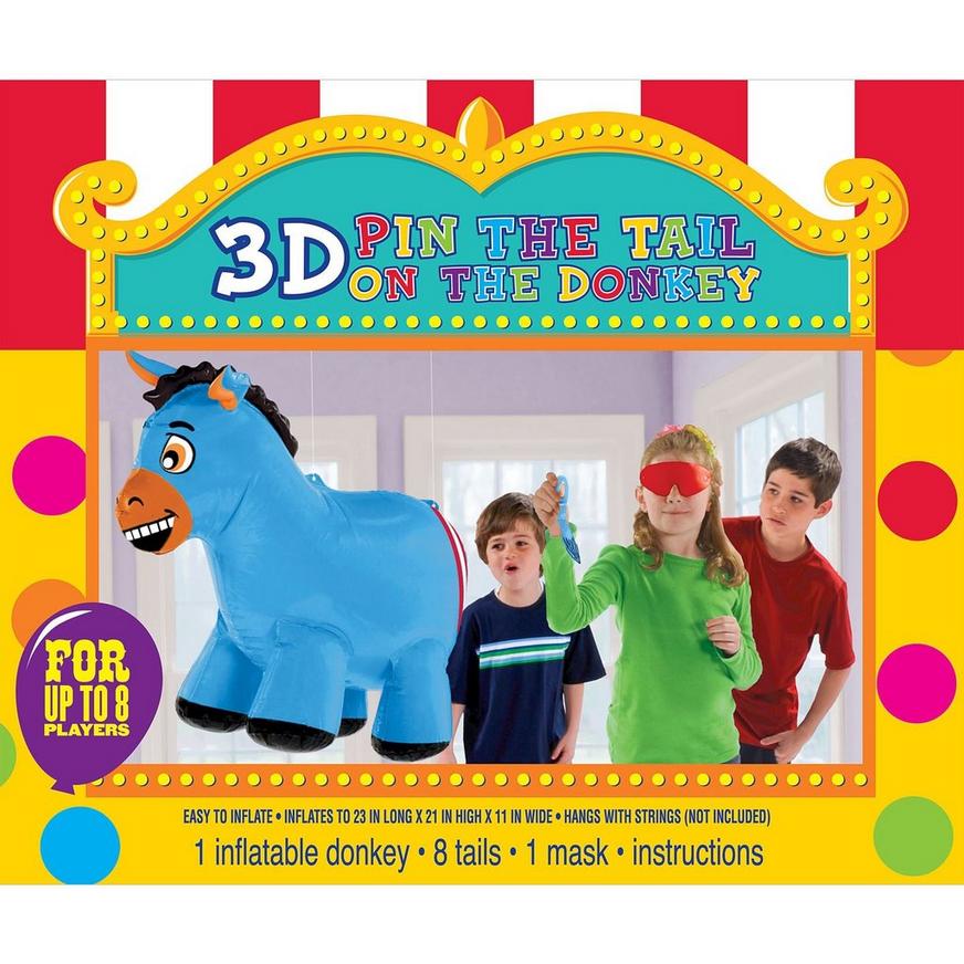 Inflatable Pin the Tail on the Donkey Game