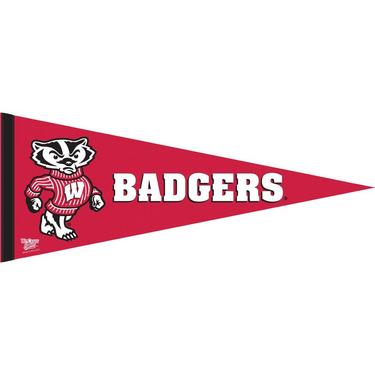 Wisconsin Badgers Pennant Flag