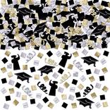 Black, Gold & Silver Graduation Confetti Mega Pack