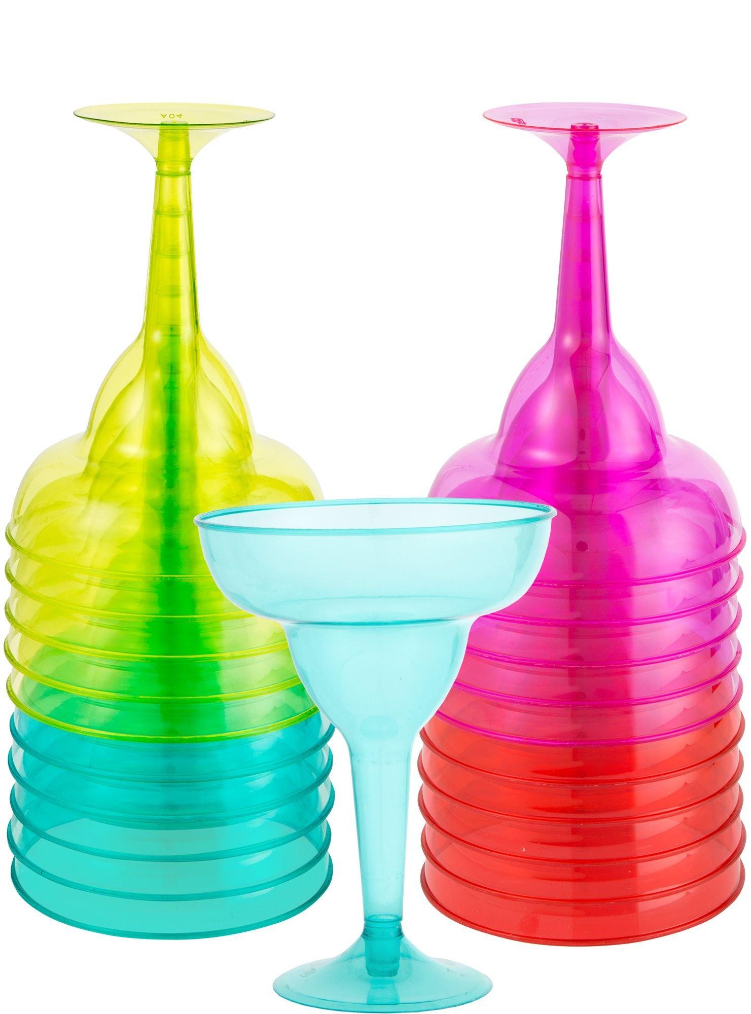 Fiesta Plastic Margarita Glasses 20ct Party City