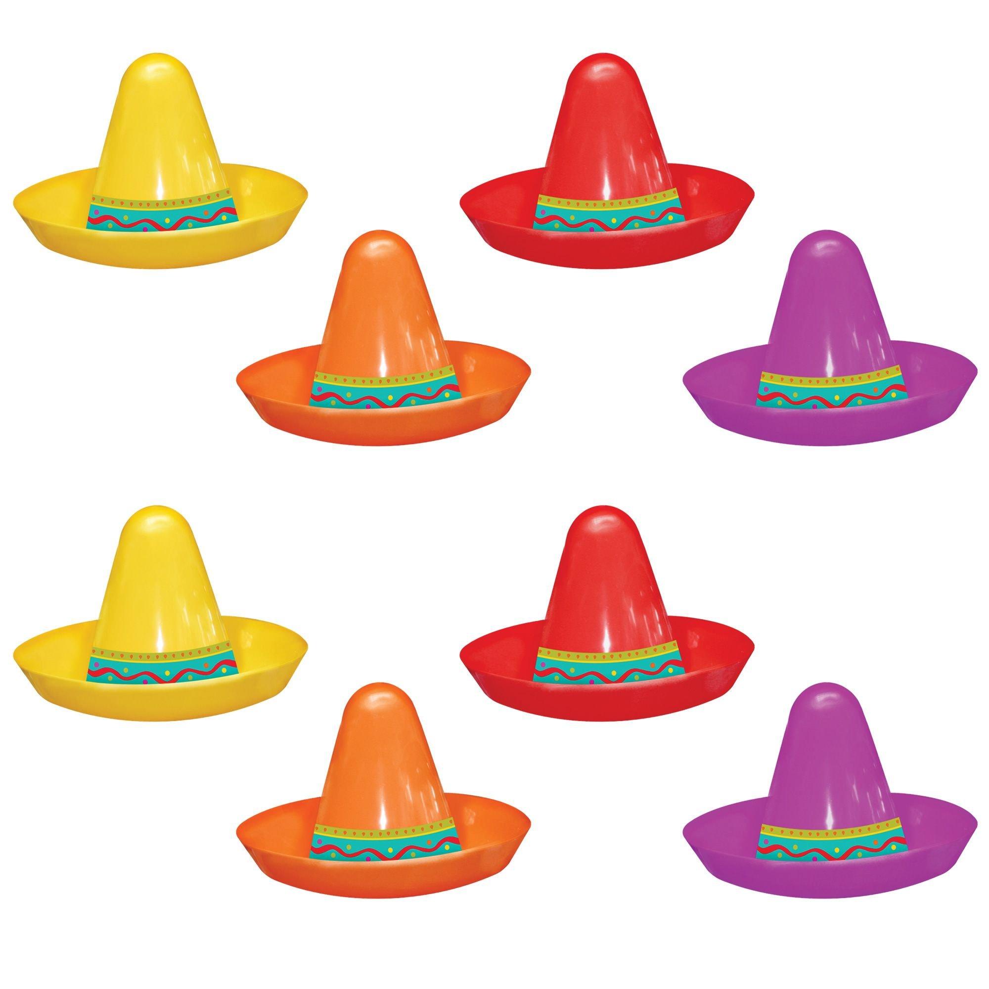2 Pk One Dozen Pk Mexico Party Favors - Tiny Sombrero Hats Mini