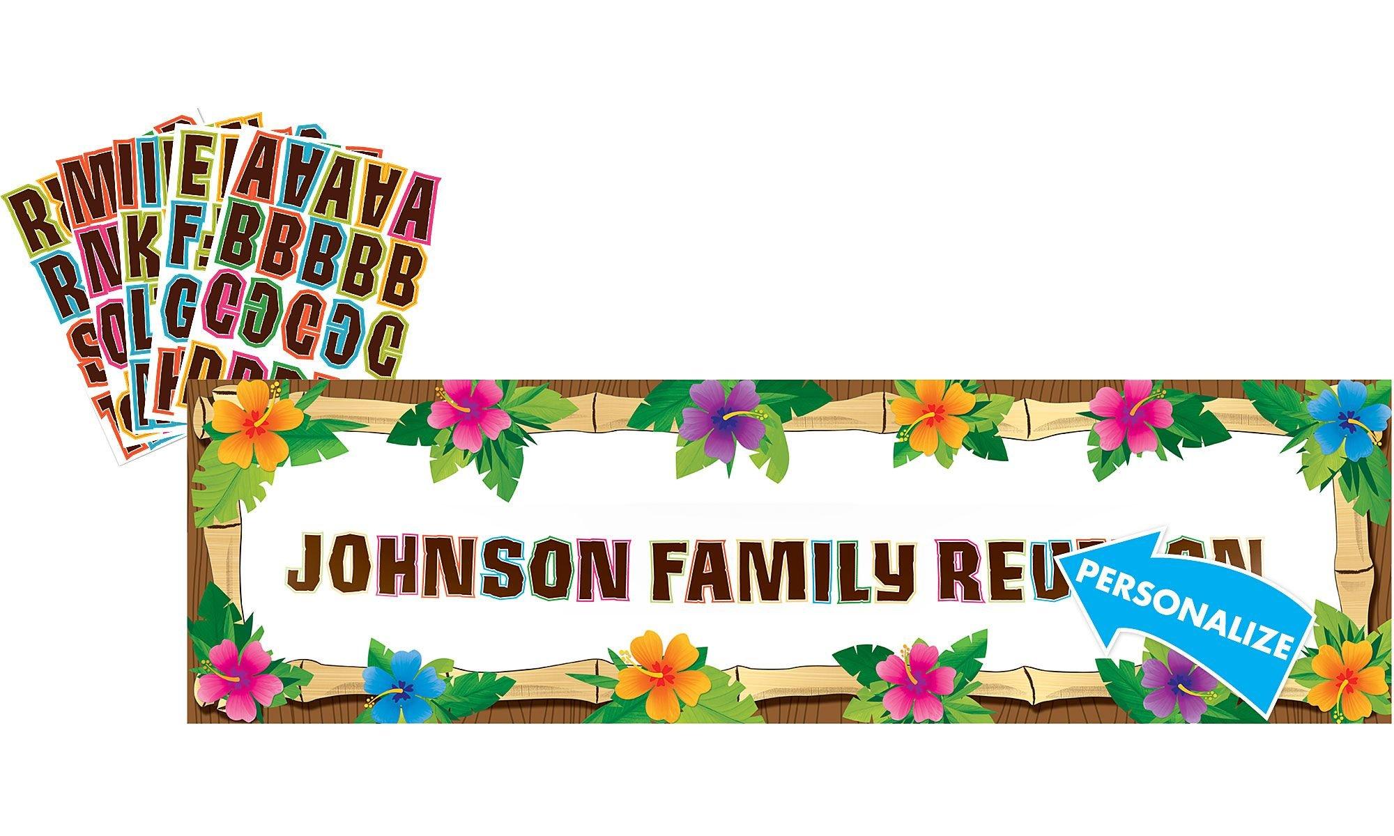Personalized Luau Banner