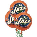 Utah Jazz Balloons 3ct - Basketball