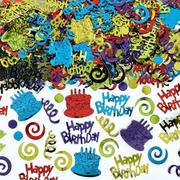 Multicolor Happy Birthday Confetti