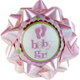 Baby Girl Balloon Gift Bow