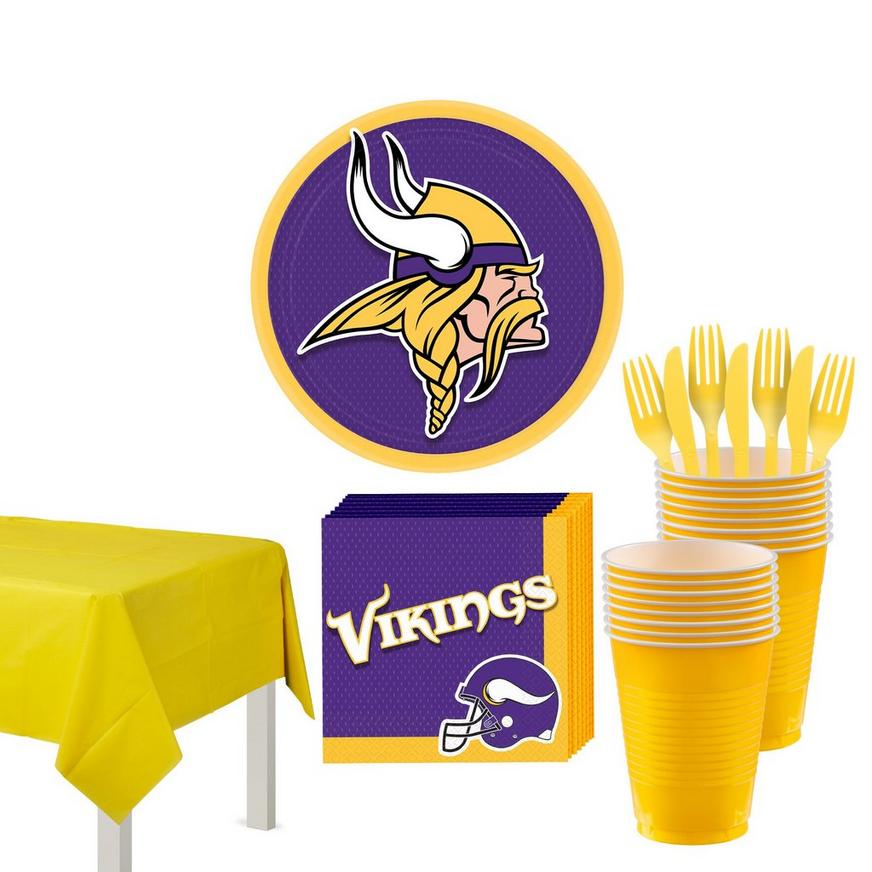 Minnesota Vikings Party Kit for 18 Guests
